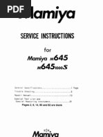 Download Mamiya M645 Service Manual by Christian Jensen IV SN35453483 doc pdf
