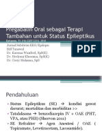 Pregabalin Oral Sebagai Terapi Tambahan Untuk Status Epileptikus