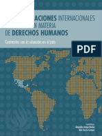 Recomendaciones internacionales a México en materia de derechos humanos. Contrastes con la situación en el país