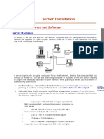 Server Installation: Necessary Hardware and Software