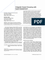 An Approach Integrate Impact Scoping EIA