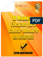 10 Maneiras Eficazes para Ganhar Dinheiro Na Internet