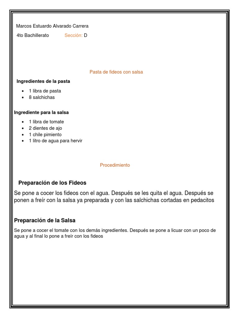 Ingles Reseta | PDF | Cocina, comidas y vino | Hogar, jardinería y ...