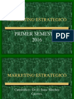 Mark. Estrategico... Planeamiento Estratégico Marketing -2016