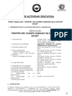 Gestión Talento Humano Salud