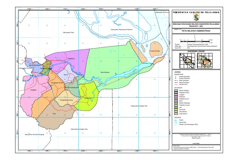 Peta Wilayah Administrasi Kab Pelalawan Peta Wilayah Administrasi Kab Pelalawan