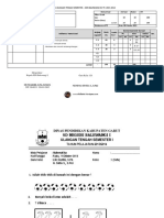 Kisi Kisi Dan Soal Uts 1 Matematika Kelas I