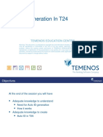 Auto ID Generation in T24 PDF