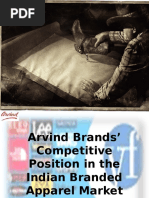 Arvind Brands Competitive Position