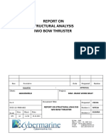 602-Report On Structural Analysis of Bow Thruster