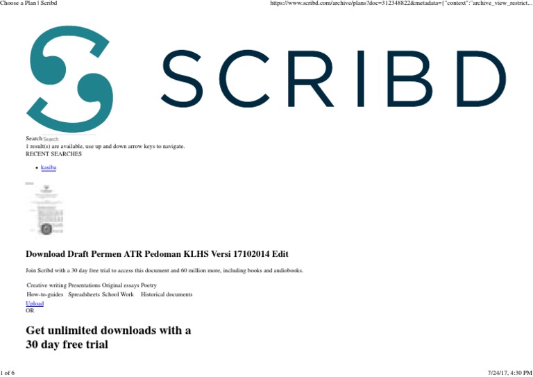 Download Draft Permen ATR Guide | PDF