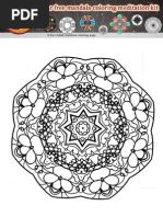 Download Free adult mandala coloring page printable by LIghtwork Art SN35456300 doc pdf