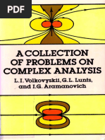 L. I. Volkovyskii, G. L. Lunts, I. G. Aramanovich-A Collection of Problems On Complex Analysis-Dover Publications (1991)