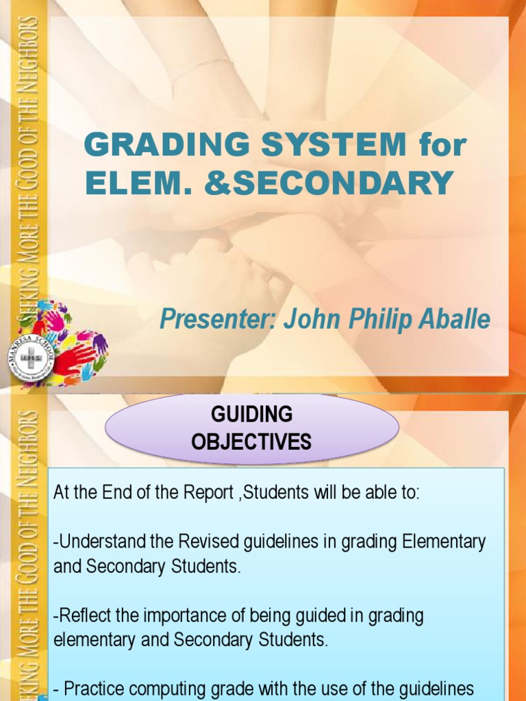 Grading System in K12 Curriculum PDF Educational Assessment Learning