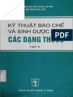 Kỹ Thuật Bào Chế Và Sinh Dược Học Các Dạng Thuốc Tập 2 - p1