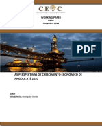 As Perspectivas de Crescimento Económico de Angola Até 20202 PDF