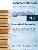 Purpose of GATE Exam 