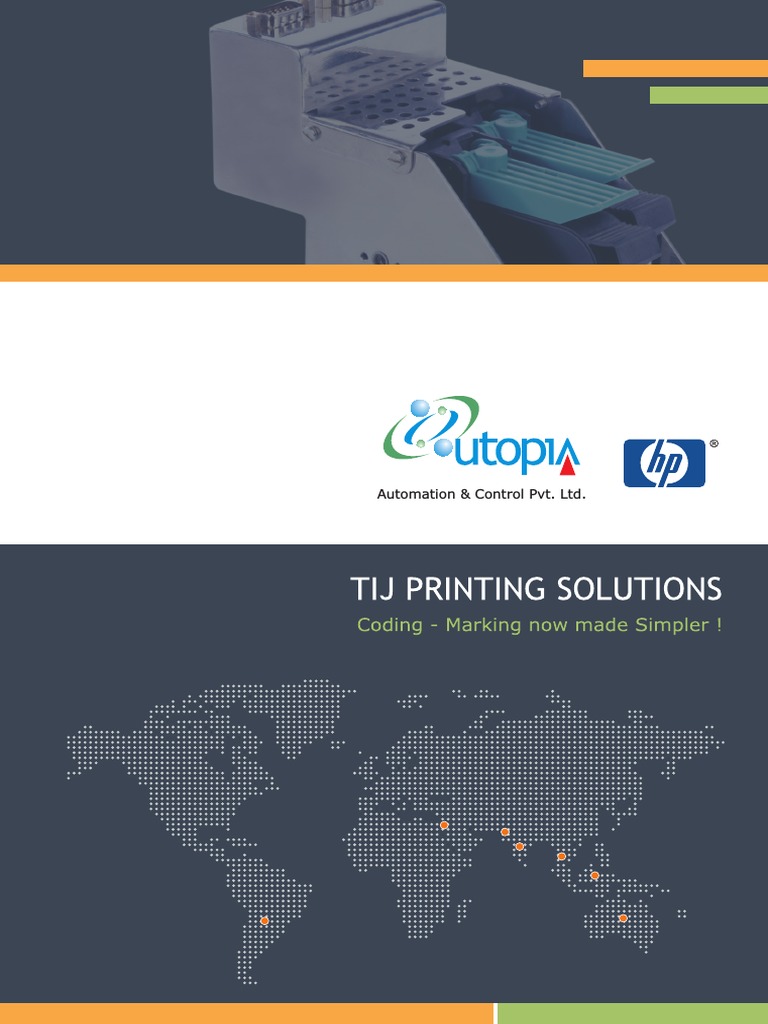 TIJ Printer Brochure | PDF | Printer (Computing) | User Interface