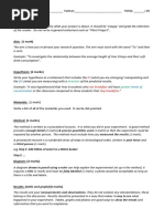 Practical Report Format | PDF | Data | Experiment