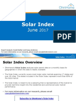 OhmHome Monthly Solar Index June 2017