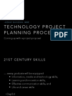 Technology Project Planning Process