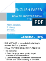 Pt3 English Paper: How To Answer? Tips & Techniques