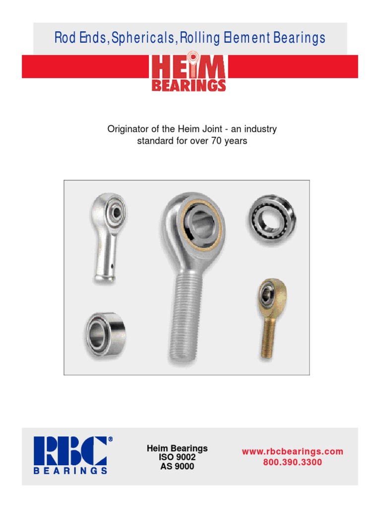 Cabezas de Rotulas-Rotulas | PDF | Bearing (Mechanical) | Industries