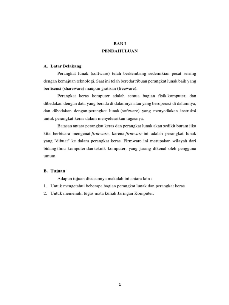 Makalah Pendahuluan Komputer Dan Fungsinya Contoh Makalah