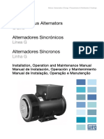 Alternadores Sincronicos, Manual de Instalacion, Operacion y Mantenimiento