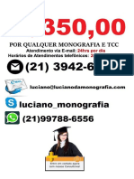 Monografia e tcc por R$350,00 em   São José Do Rio Preto