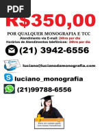 Monografia e tcc por R$350,00 em   Santos