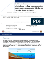 10 Una Manera Facil y Eficiente de Evaluar Las Porpiedades Mecánicas de Los Sedimentos Portadores de Hidratos de Gas La Prueba de Corte Directo