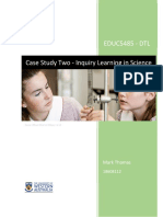 Case Study Two - Inquiry Learning in Science Mark Thomas 18608112 - Final