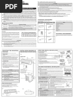 Split Type AC Installation Manual PDF