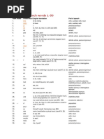 1000 Most Common French Words | PDF | Grammatical Gender | Verb