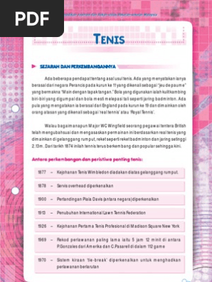 Nota Tentang Tenis Pdf
