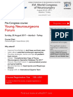 Pre-Congress Young Neurosurgeons Forum (YNF) Course, XVI Word Congress of Neurosurgery