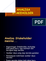 Analisis Stakeholder