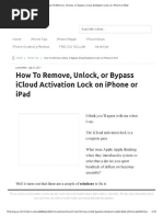 How To Remove Unlock or Bypass ICloud Activation Lock On IPhon