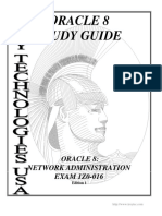 1Z0-016 Oracle 8 Network Administration