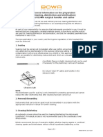 Bowa - General Information Cleaning and Sterilisation