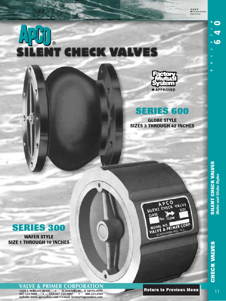 APCO_Silent_Check.pdf Valve Pipe (Fluid Conveyance)