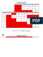 COBA 2017-2018 Class Schedule