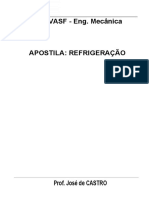 Univasf - Eng. Mecânica Apostila- Refrigeração. Prof. José de Castro