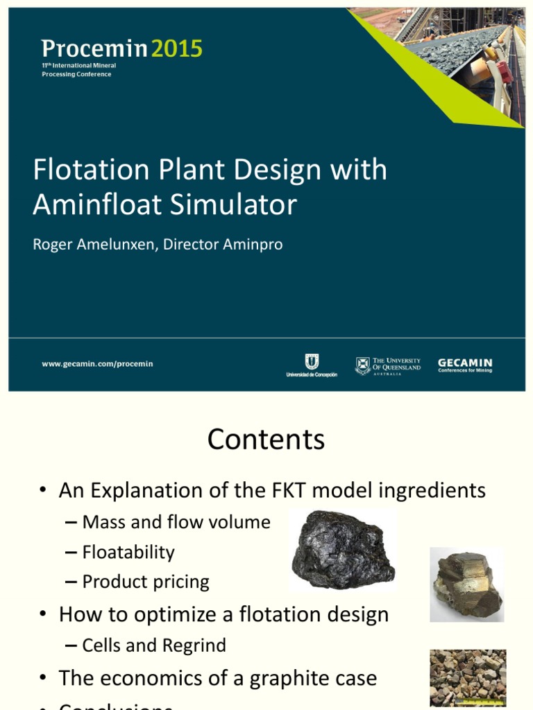 Flotation Plant Design Insights | PDF | Graphite | Economic Geology