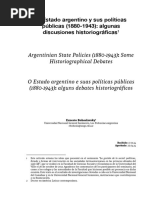 Estado Argentino y Politicas Publicas