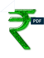 Indian Rupee Symbol in 12 Full Colour 3D Variations