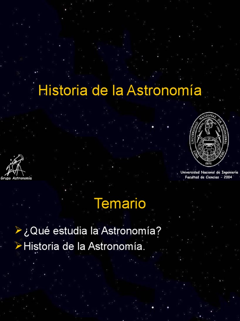Historia de la Astronomía | PDF | Heliocentrismo | Astronomía