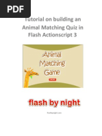 Download Tutorial - Create an Animal Matching Quiz in Flash As3 by em SN35461700 doc pdf