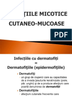 Curs 6 - Dermatofitii Si Candidozele Cutaneomucoase PDF